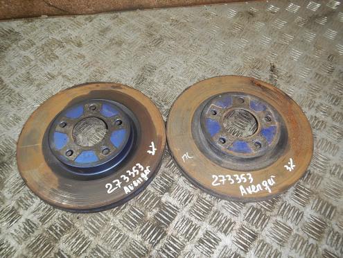 Фотография Диск тормозной передний не вентилируемый, Dodge (Додж)-AVENGER (07-14)