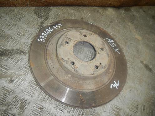 Фотография Диск тормозной задний не вентилируемый, Mitsubishi (Митсубиси)-ASX (10-)